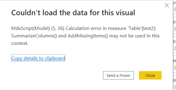 Solved: summarizecolumns and if statement - Microsoft Fabric Community