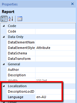 Locale of SSRS report
