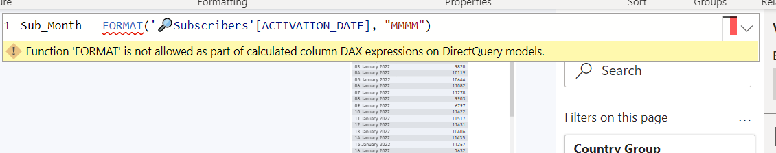 Solved: Calculated column in DirectQuery source not workin ...