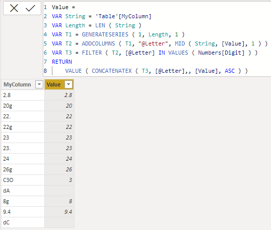 Issue with Value() function converting string to n... - Microsoft ...