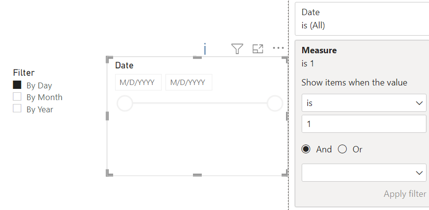 Date slicer filtering - Microsoft Fabric Community