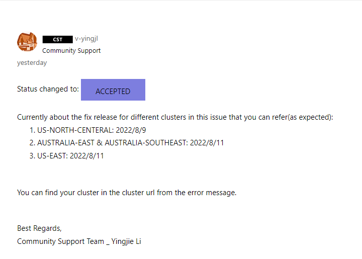ISSUE - Cannot Update App - Microsoft Fabric Community