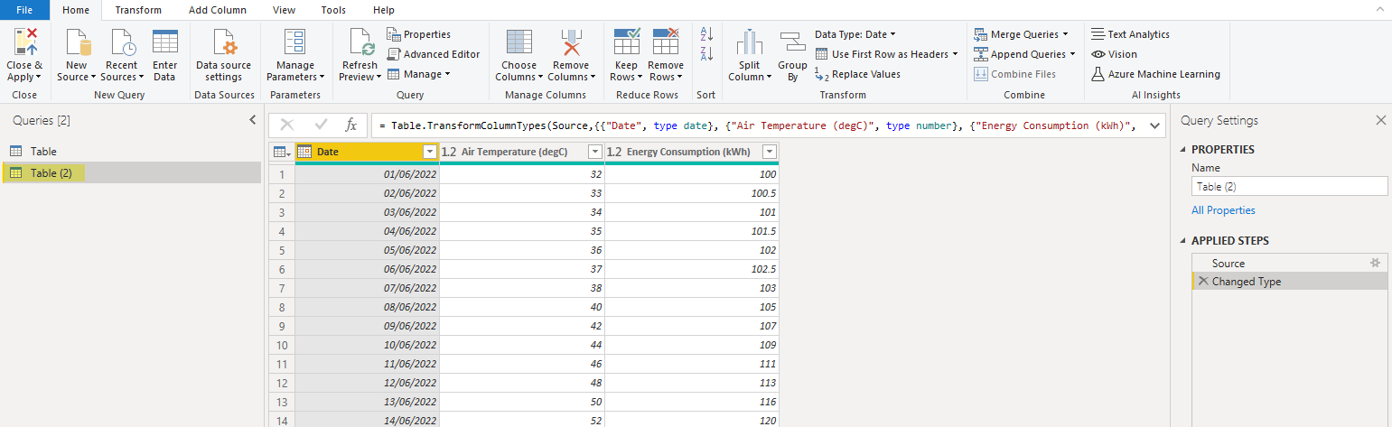Split a source table (x,y) into two tables based o... - Microsoft ...