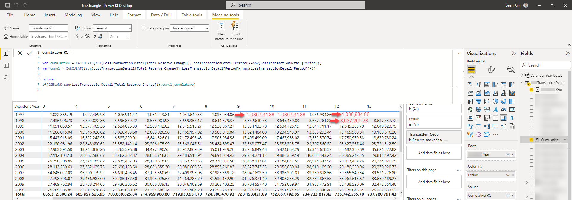Solved: DAX: Conditional Formula - If blank, return previo ...