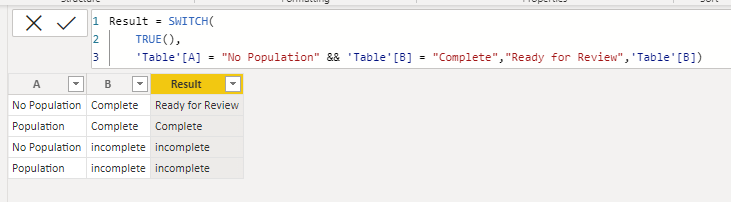 Solved: Expression For If Not and If It Is - Microsoft Fabric Community