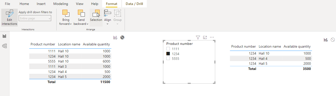 Solved: Filter visualization table after selecting row in ...