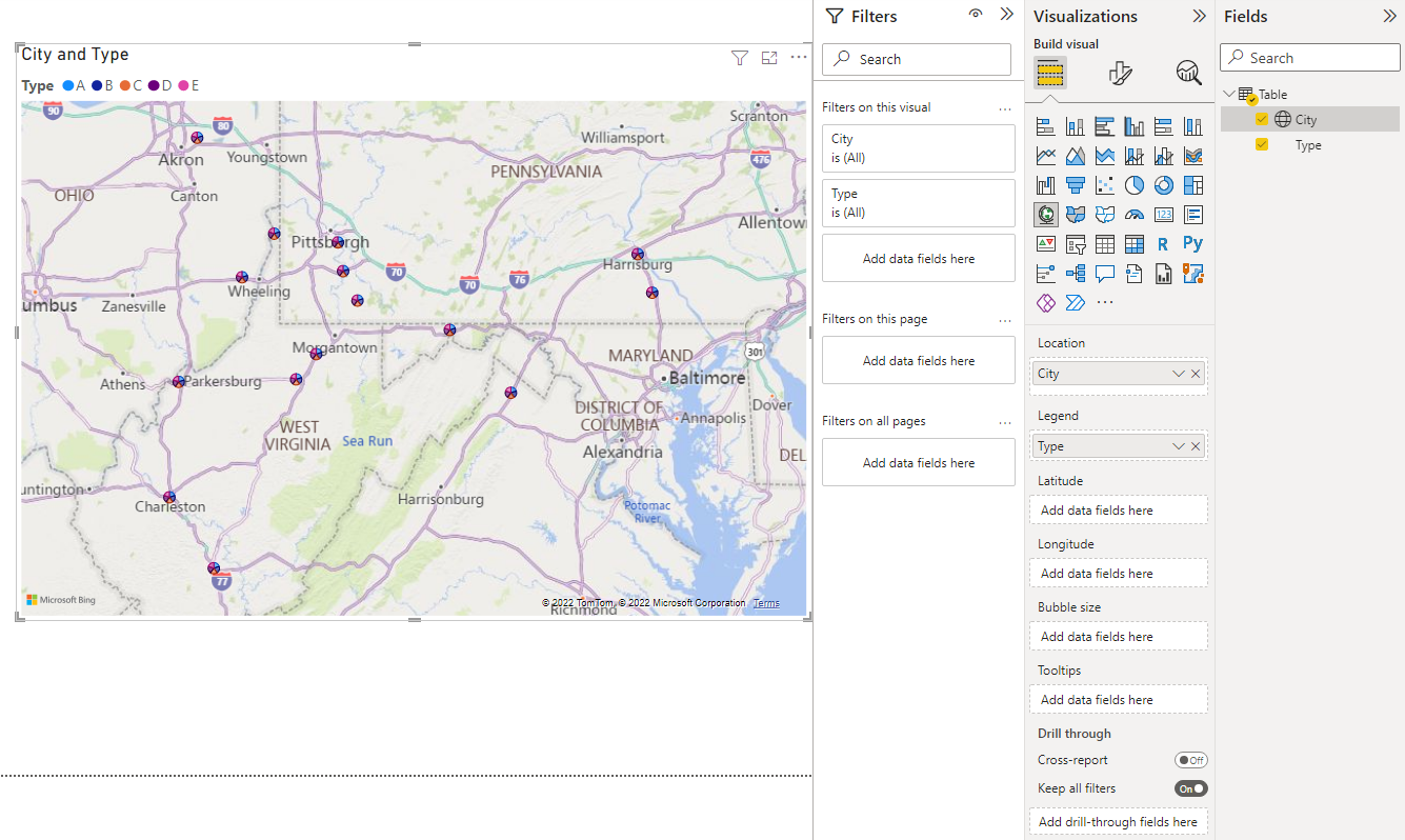 Data limit in bubble map pie chart - Microsoft Fabric Community