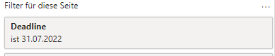 Solved: Calculated column do not react on page filter - Microsoft ...