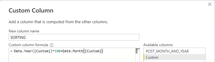 Sort by Column does not work - Microsoft Fabric Community