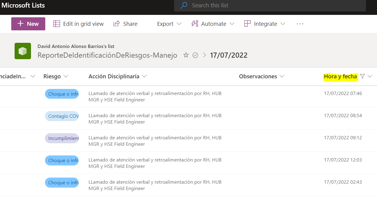 Solved: Time error connecting to a Sharepoint Online List - Microsoft ...