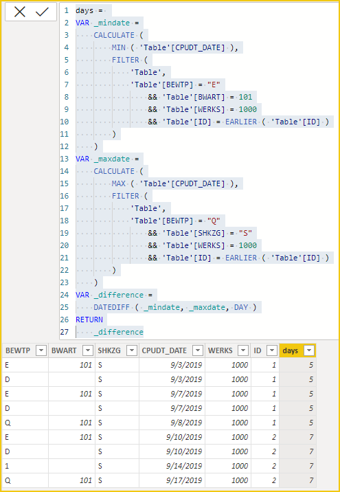 Solved: DAX to calculate difference between two dates in s ...
