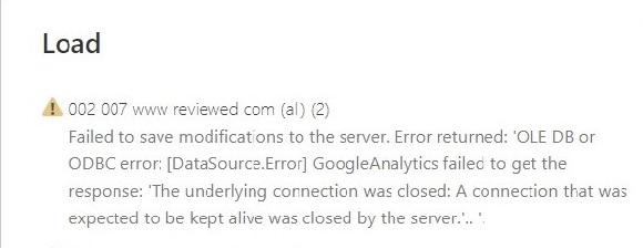 Google Analytics Data Download Issue - Microsoft Fabric Community