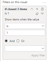 Solved: Find the closest 3 items based on filter - Microsoft Fabric ...