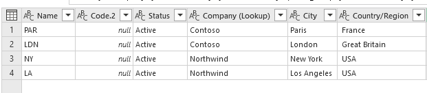 Solved: change value of a column based on another table co ...