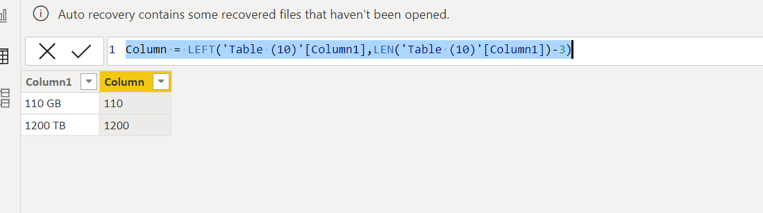 Solved: Extracting Number from Text to New Column with DAX - Microsoft ...