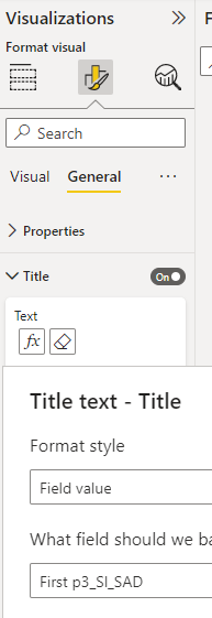 The conditional title is not working when setting ... - Microsoft ...