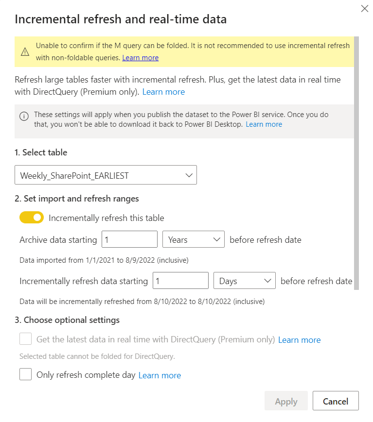 Incremental Refresh - Missing data in partition - Microsoft Fabric ...