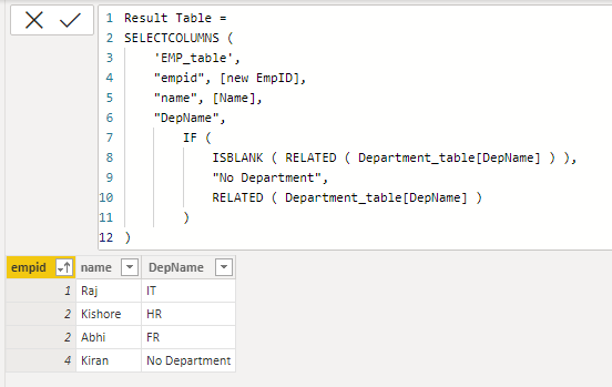 Solved: Calculated table using DAX - Microsoft Fabric Community