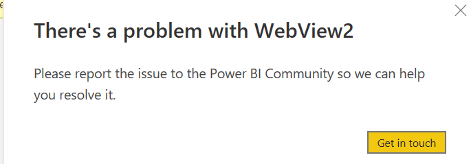 Problem with WevView2 - Microsoft Fabric Community
