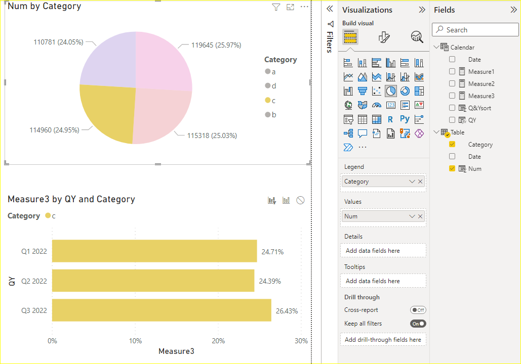 Solved: Filtering with 100% Stacked Bar Chart - Microsoft Fabric Community