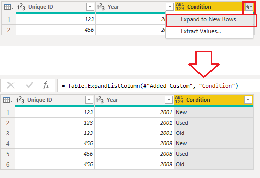 Solved: Multiple Rows based on Unique ID - Microsoft Fabric Community
