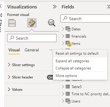 Slicer Eraser Disappearing - Microsoft Fabric Community