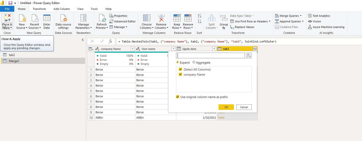 Solved: extract rows in table based on other table - Microsoft Fabric ...