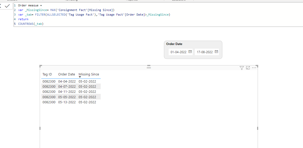 Need date column or Measure based on condition. - Microsoft Fabric ...