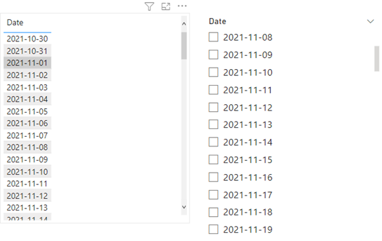 Solved: List of dates for previous week in time using inte ...