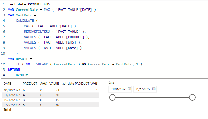 Solved: ISSUE FILTERING DATES IN CALCULATED COLUMN - Microsoft Fabric ...