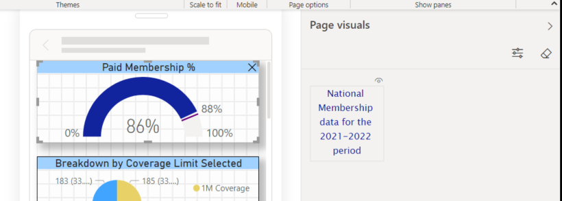 Visualization pane not available in Desktop Mobile... - Microsoft ...