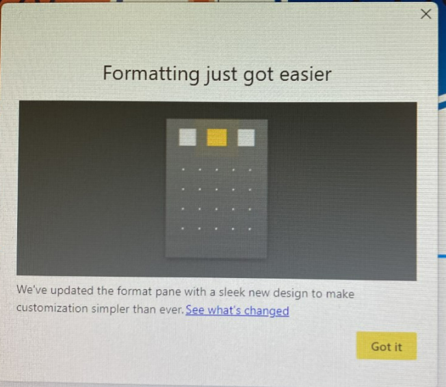 Solved: pop up messages and side bars - Microsoft Fabric Community