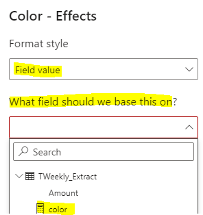 Conditional formatting - Microsoft Fabric Community