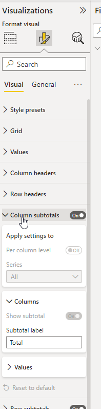 Solved: Can Get total in Matrix to be used in lines - Microsoft Fabric ...