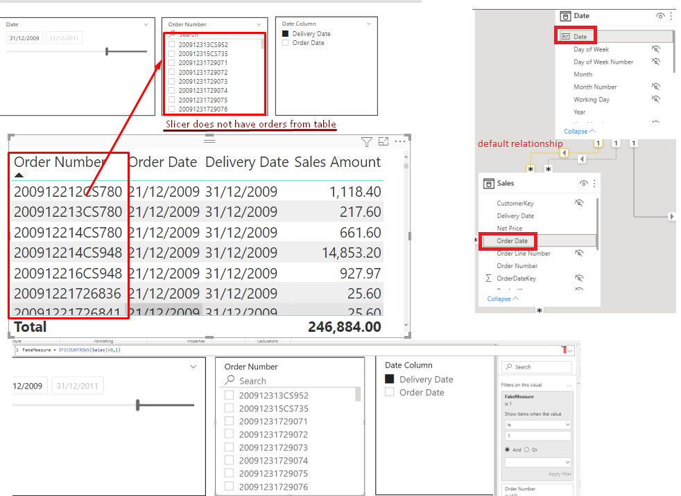 The bug in the slicer using Calculation Group to s... - Microsoft ...