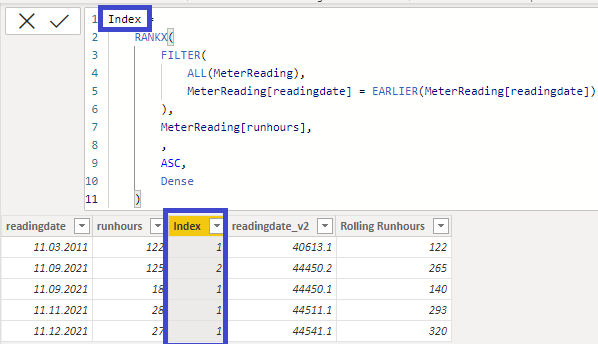 Solved: how to compare two rows in column and return value ...