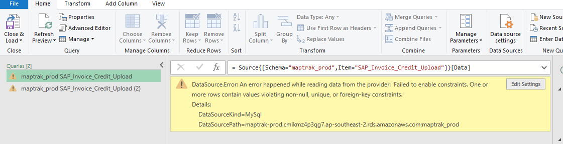 Can no longer connect to MySQL Database (Cloud) - Microsoft Fabric ...