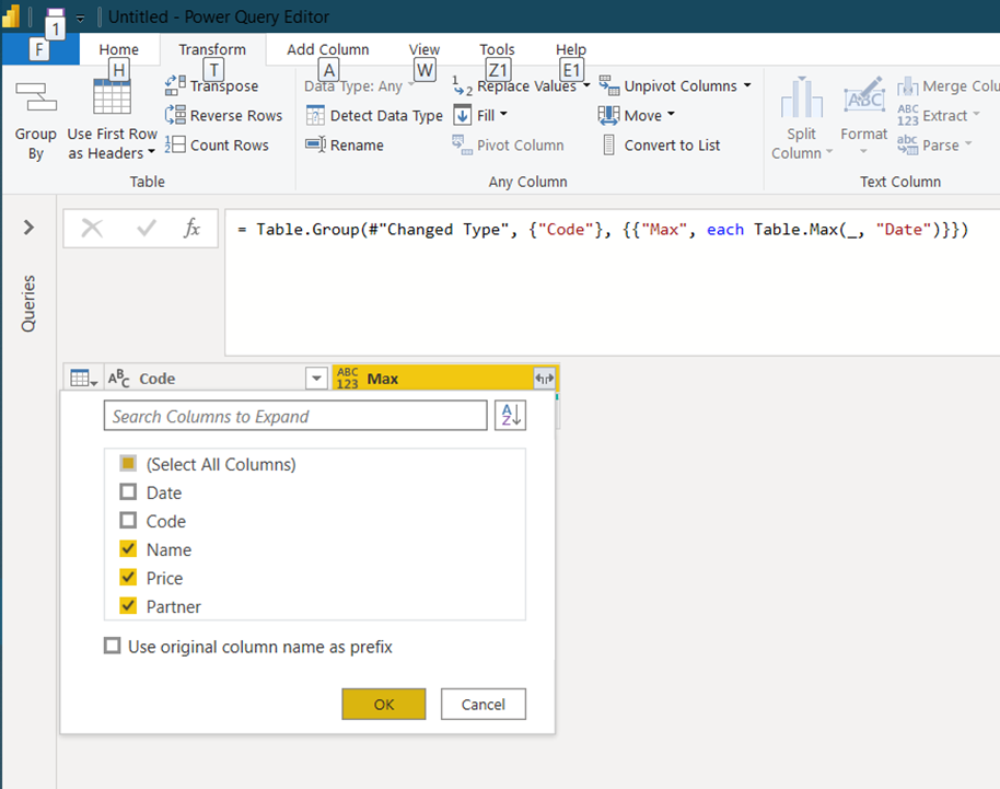 Solved: Selecting rows in Power Query - Microsoft Fabric Community