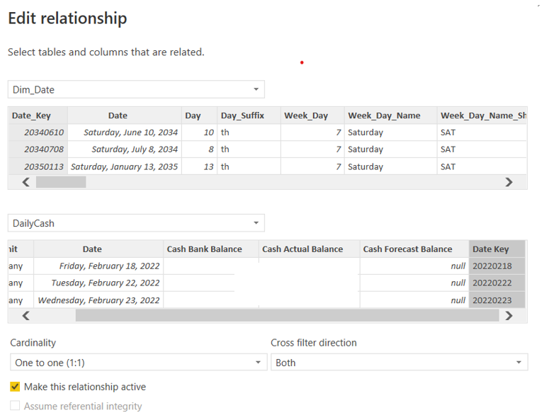 Relationship not Finding Matching Data after Data ... - Microsoft ...