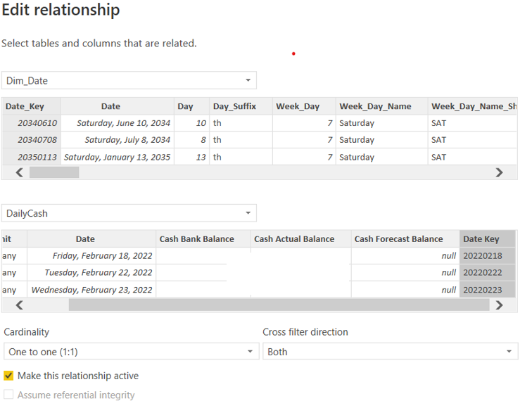 Relationship not Finding Matching Data after Data ... - Microsoft ...