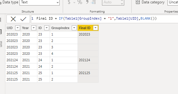 Calculated column to avoid duplicate UID - Microsoft Fabric Community