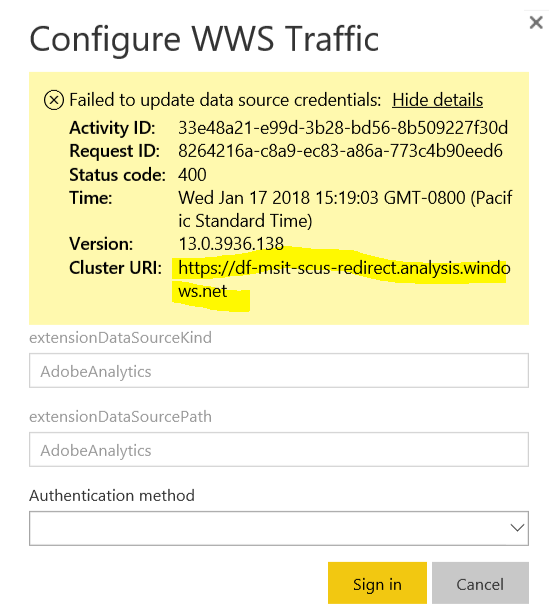 Adobe Analytics scheduling refresh - Microsoft Fabric Community