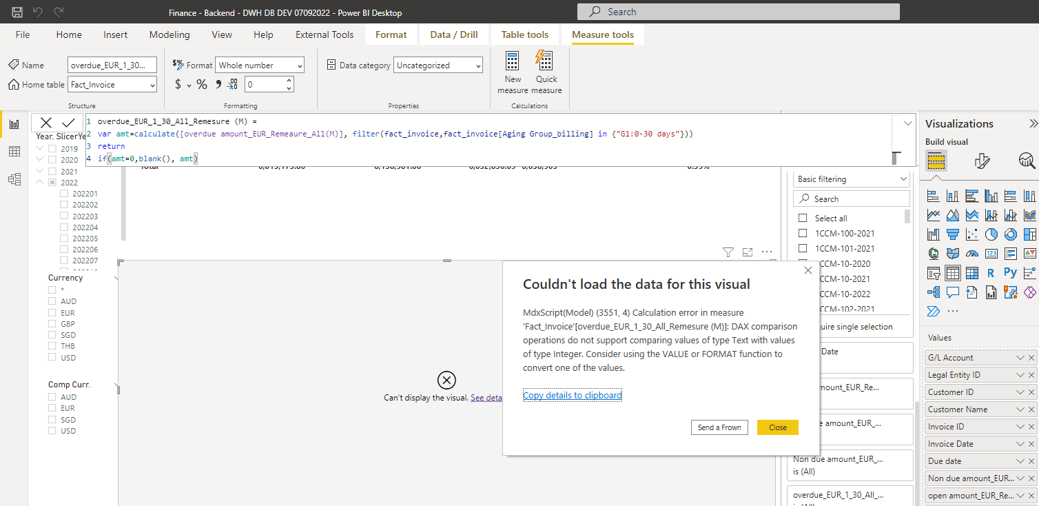 need help with Dax measure - Microsoft Fabric Community