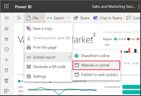 Solved: how to embed power bi in an html page? - Microsoft Fabric Community