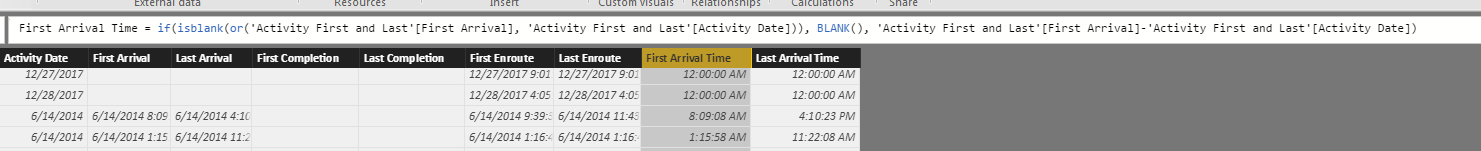 Exclude Null Data from Subtraction - Microsoft Fabric Community