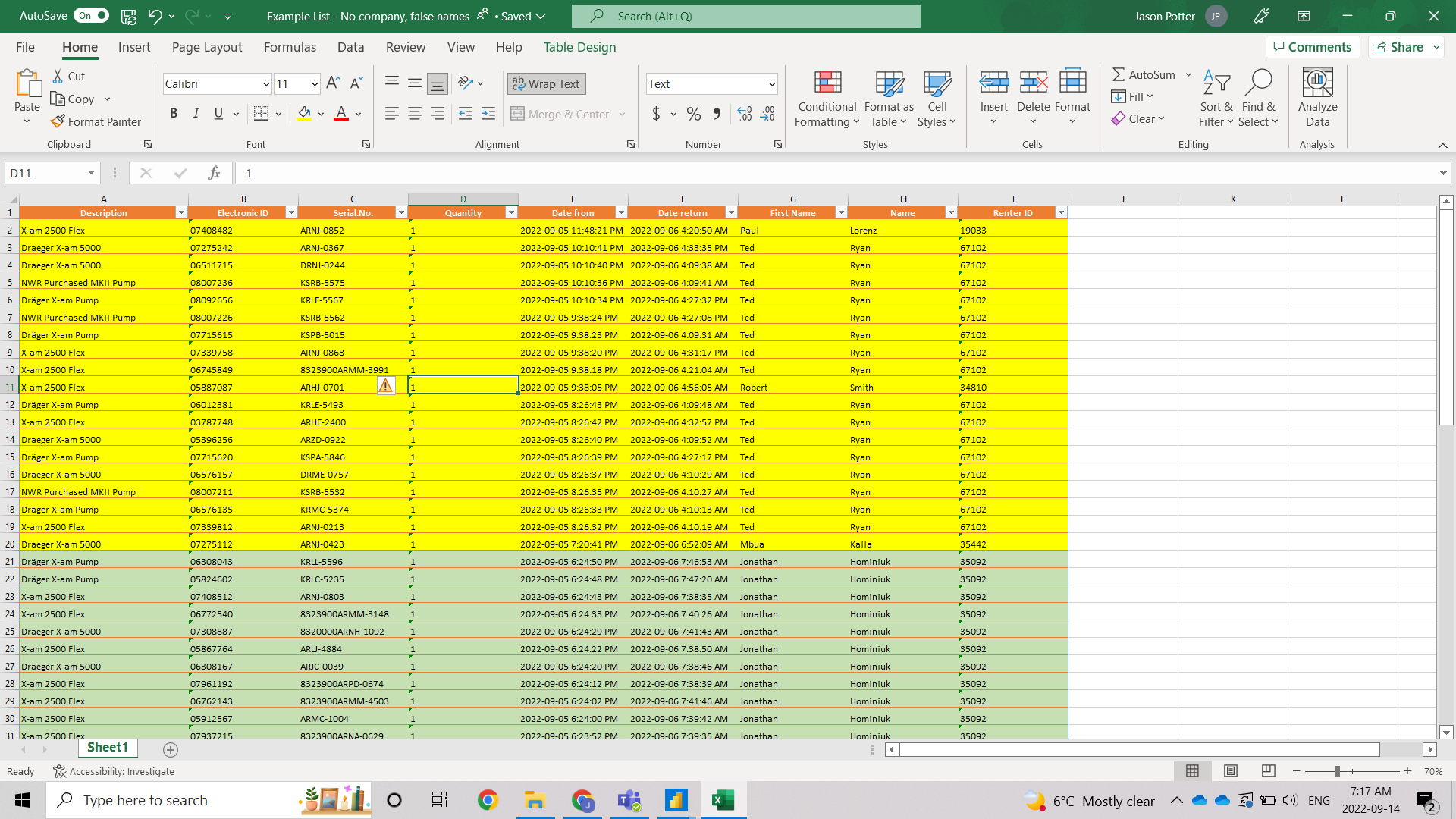 How to Compare 2 Spread Sheets - Microsoft Fabric Community