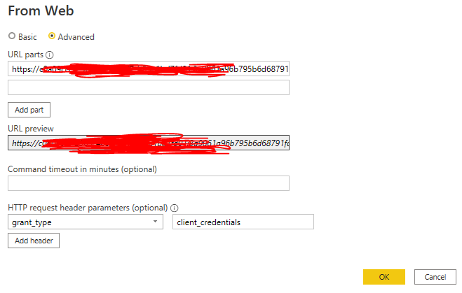 PBI not authenticating API but working fine with p... - Microsoft ...