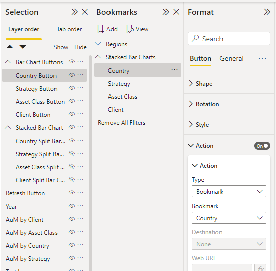 Solved: Buttons assigned to bookmarks not working - Microsoft