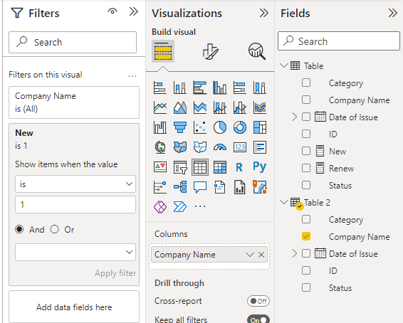 Solved: Multiple Column having filter - Microsoft Fabric Community