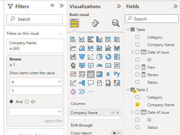 Solved: Multiple Column having filter - Microsoft Fabric Community